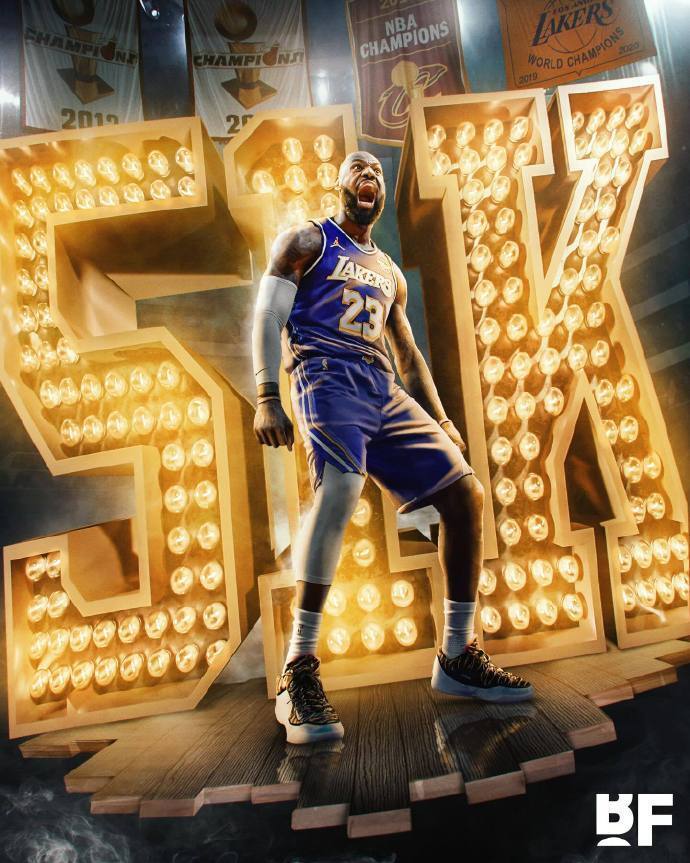 英超直播-历史首人！詹姆斯常规赛+季后赛迎51000分里程碑 基本后无来者